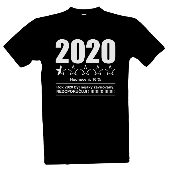 Tričko s potiskem 2020 - hodnocení