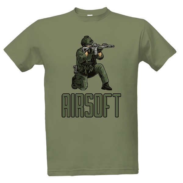 Tričko s potiskem Airsoft