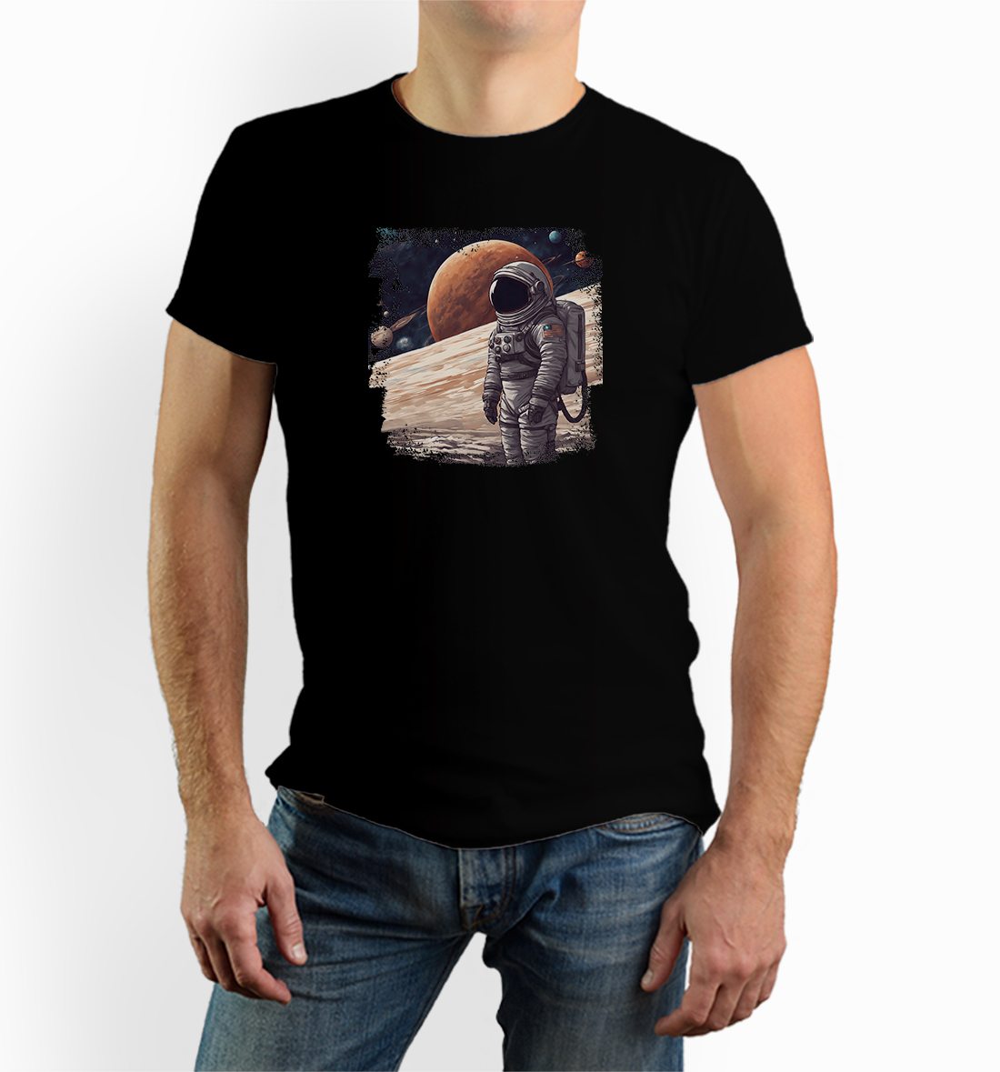 Tričko s potiskem Astronaut Kosmonaut tričko vesmír