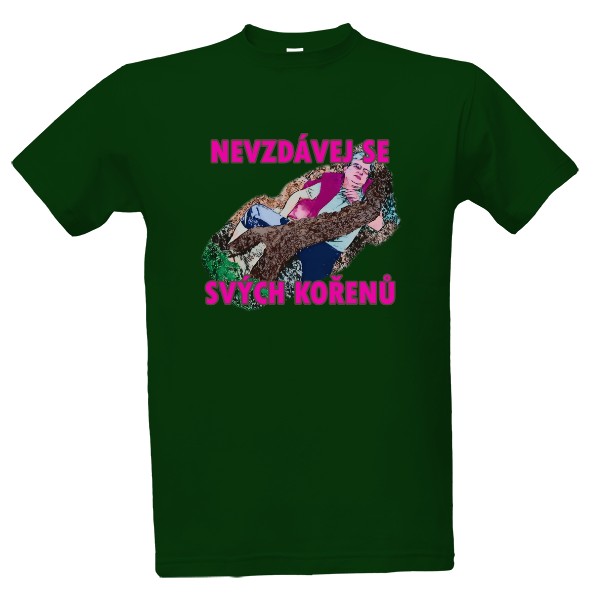 Tričko s potiskem Bába pod kořenem 2