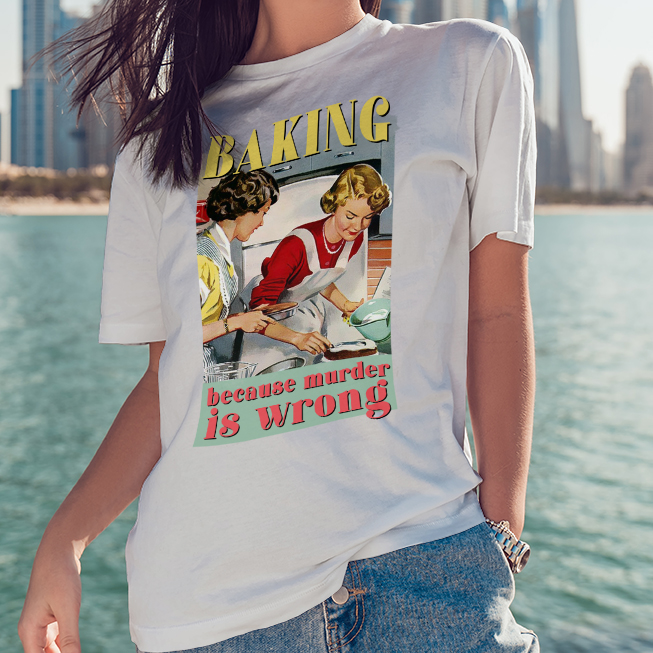 Tričko s potiskem Baking