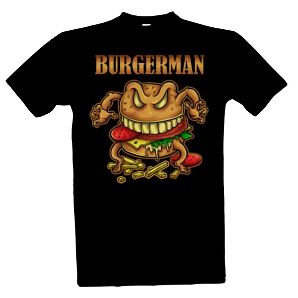 Tričko s potiskem Burgerman - tričko