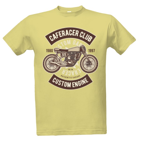Tričko s potiskem Cafe racer club