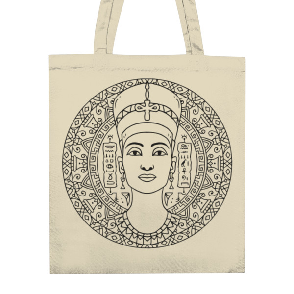 Nákupní bavlněná taška s potiskem Egyptská mandala