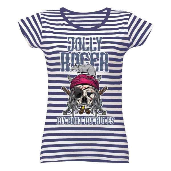 Tričko s potiskem Jolly Roger_sw