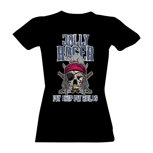Tričko s potiskem Jolly Roger_wb2