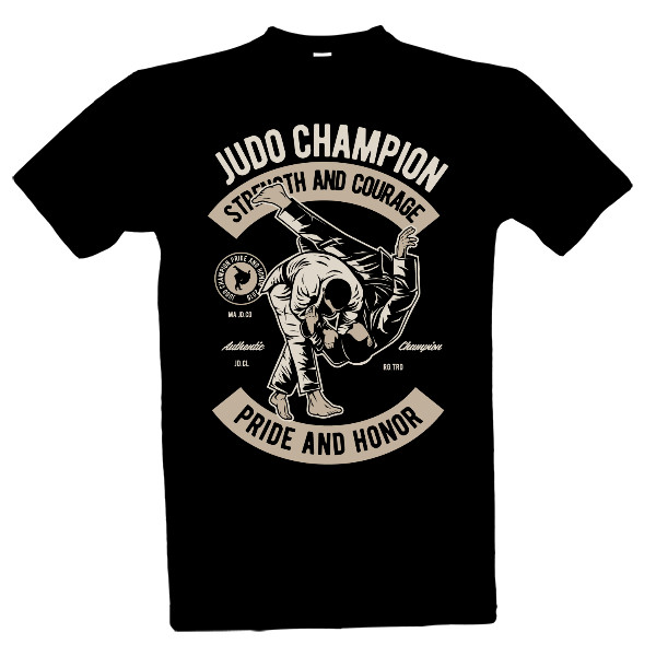 Tričko s potlačou Judo Champion