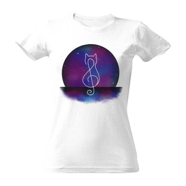 Tričko s potiskem kočka