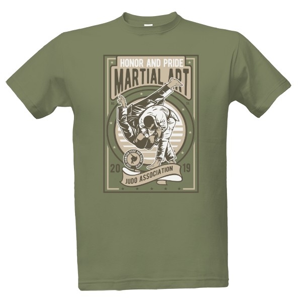 Tričko s potiskem Martial Art