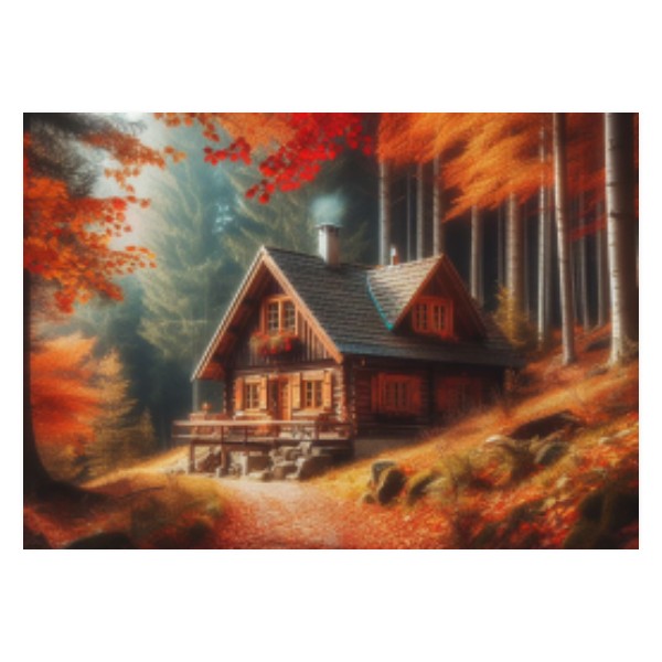 Puzzle Podzimní Chata