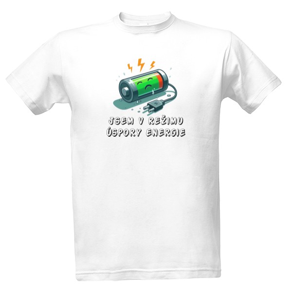 Tričko s potiskem Režim Úspory Energie