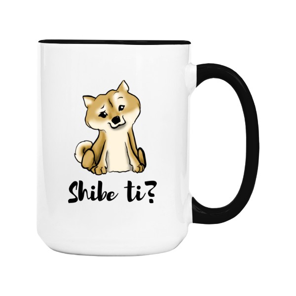 Shiba inu vtipný hrnek