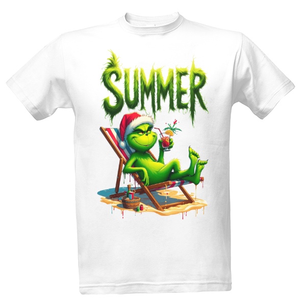 Tričko s potiskem Summer Grinch