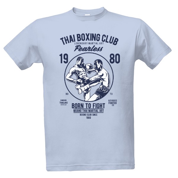 Tričko s potiskem Thai Boxing Club