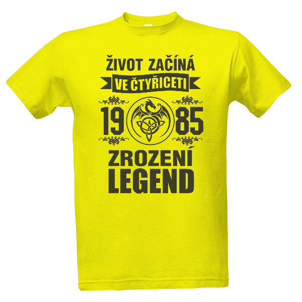 Zrození legend 1983 černý tisk