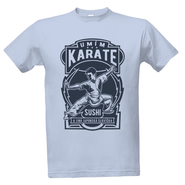 Tričko s potiskem Umím karate