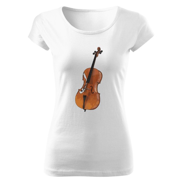 Tričko s potiskem Violoncello